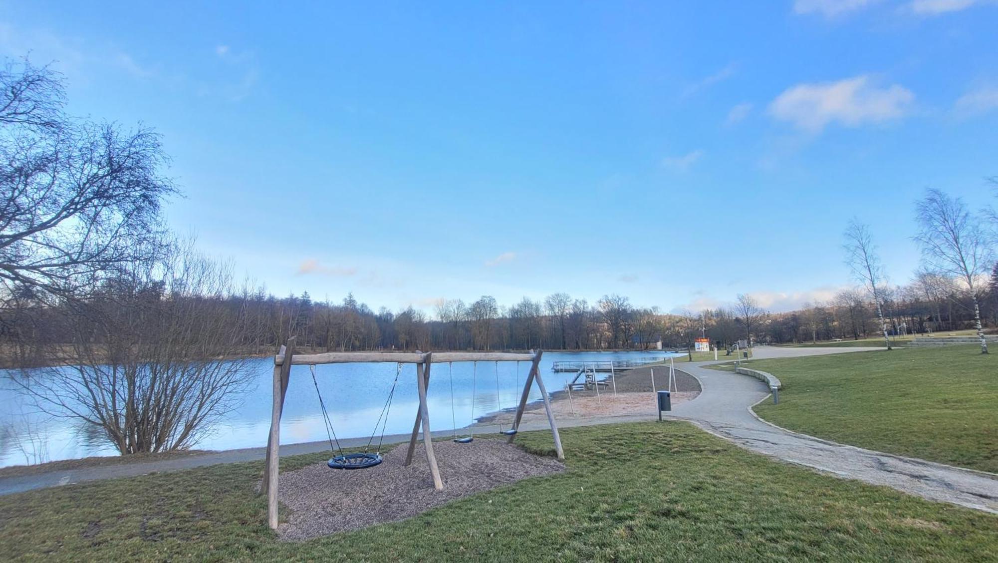 Ferienhaus Am See Lichtenberg Bayern Frankenwaldsee Eksteriør billede